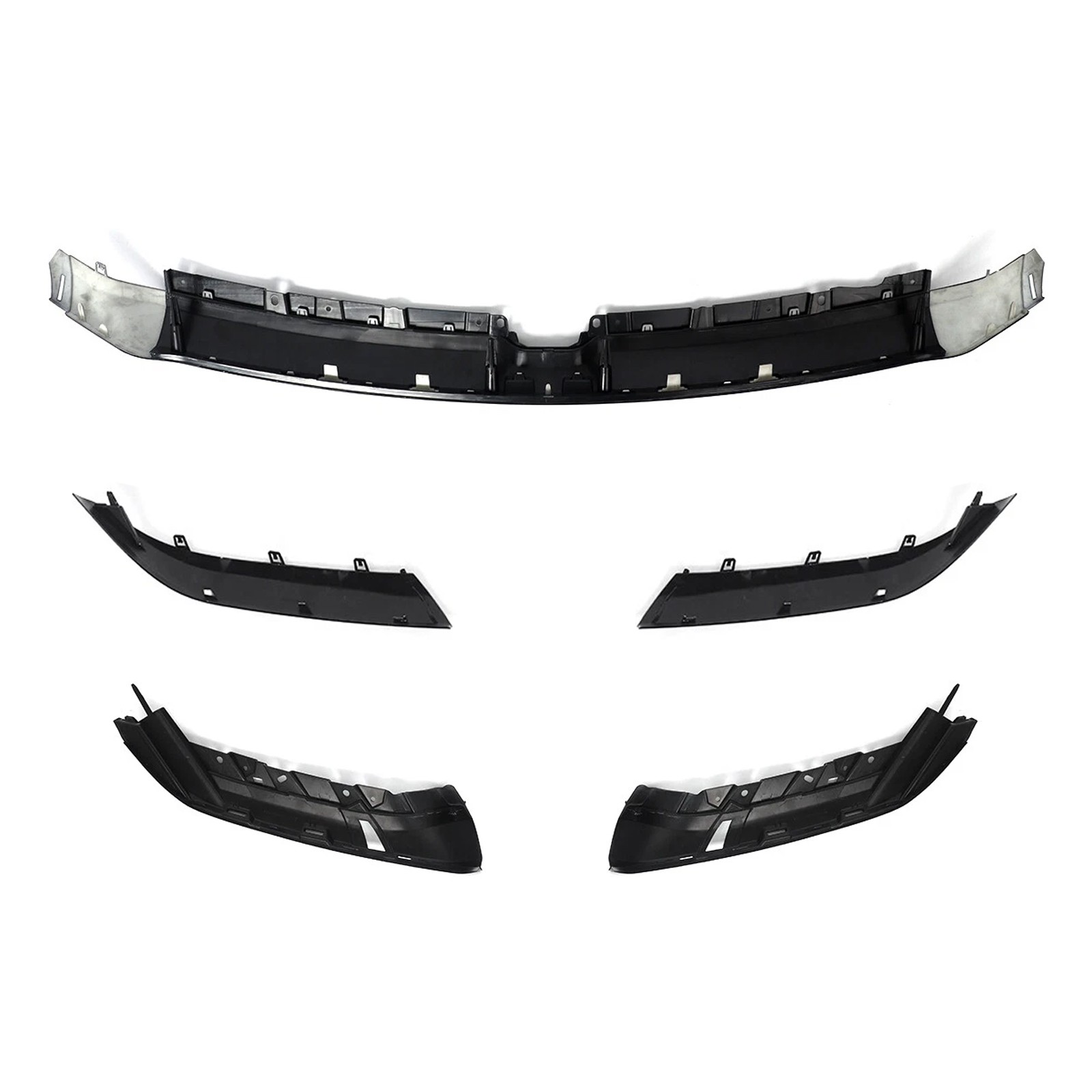 For 2019 2020 2021 2022-2024 RAM 1500 Front Bumper Upper Grille Molding Trims