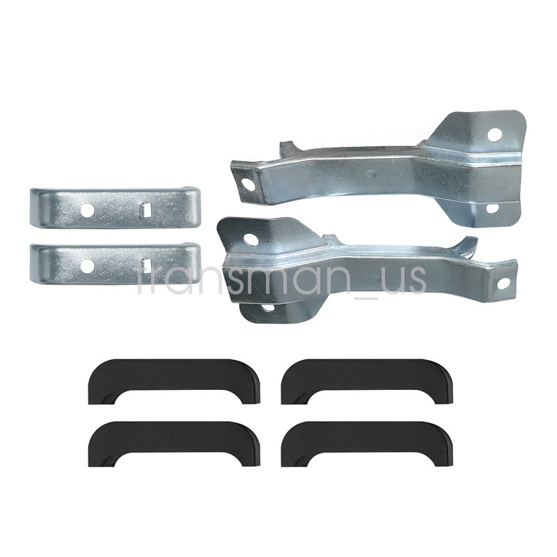 4 Core Heavy Duty Radiator Bracket Kit, 1099ZB 1099ZC 4-Row Radiator Support Kit