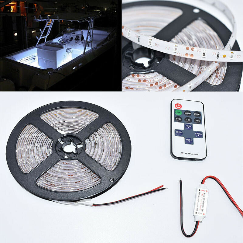 6000K White Waterproof RV Exterior Awning Strip Lights, RV Outdoor Lights16.4 FT