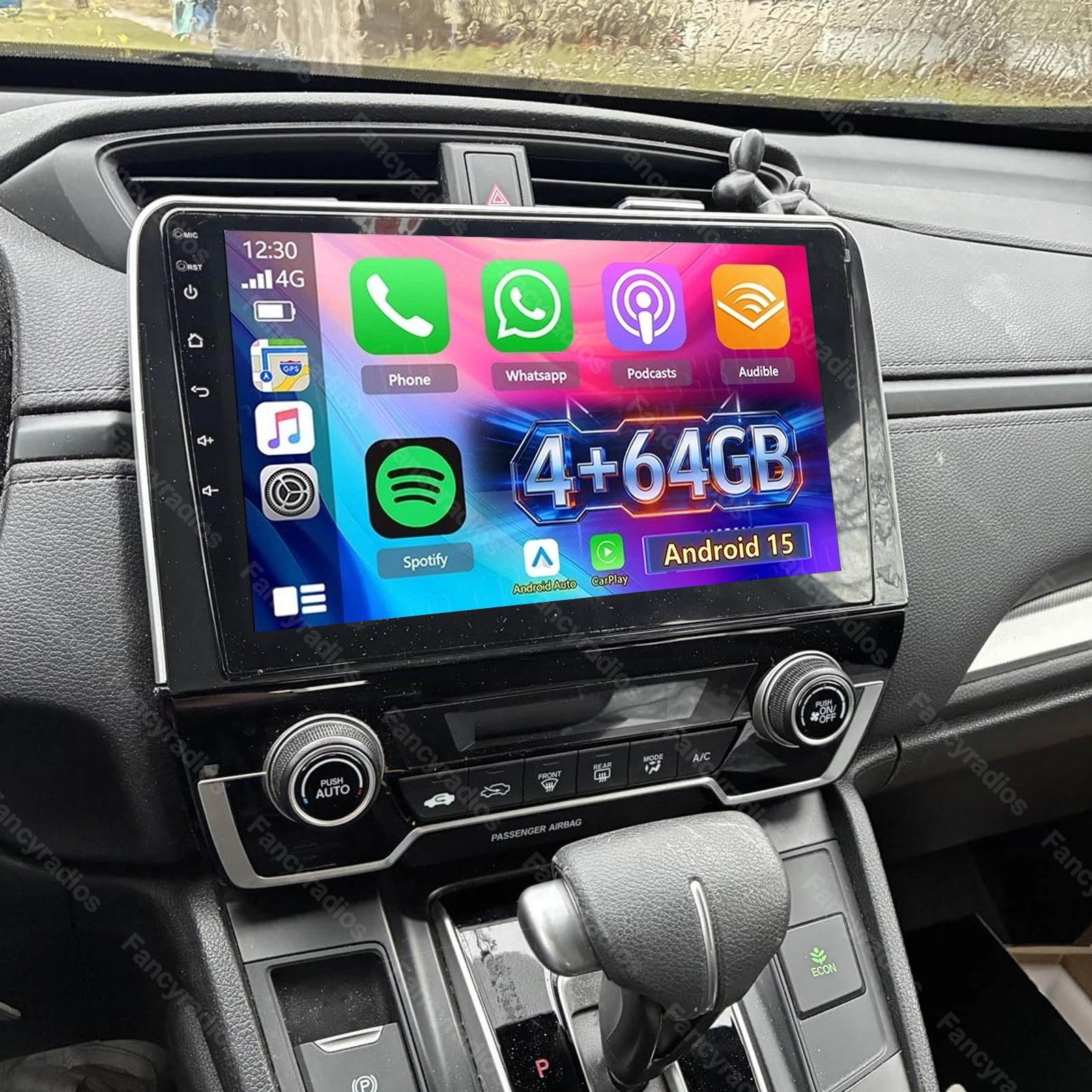 For Honda CRV 2017-2021 Car Radio Stereo Apple Carplay Android 15.0 GPS Navi 64G