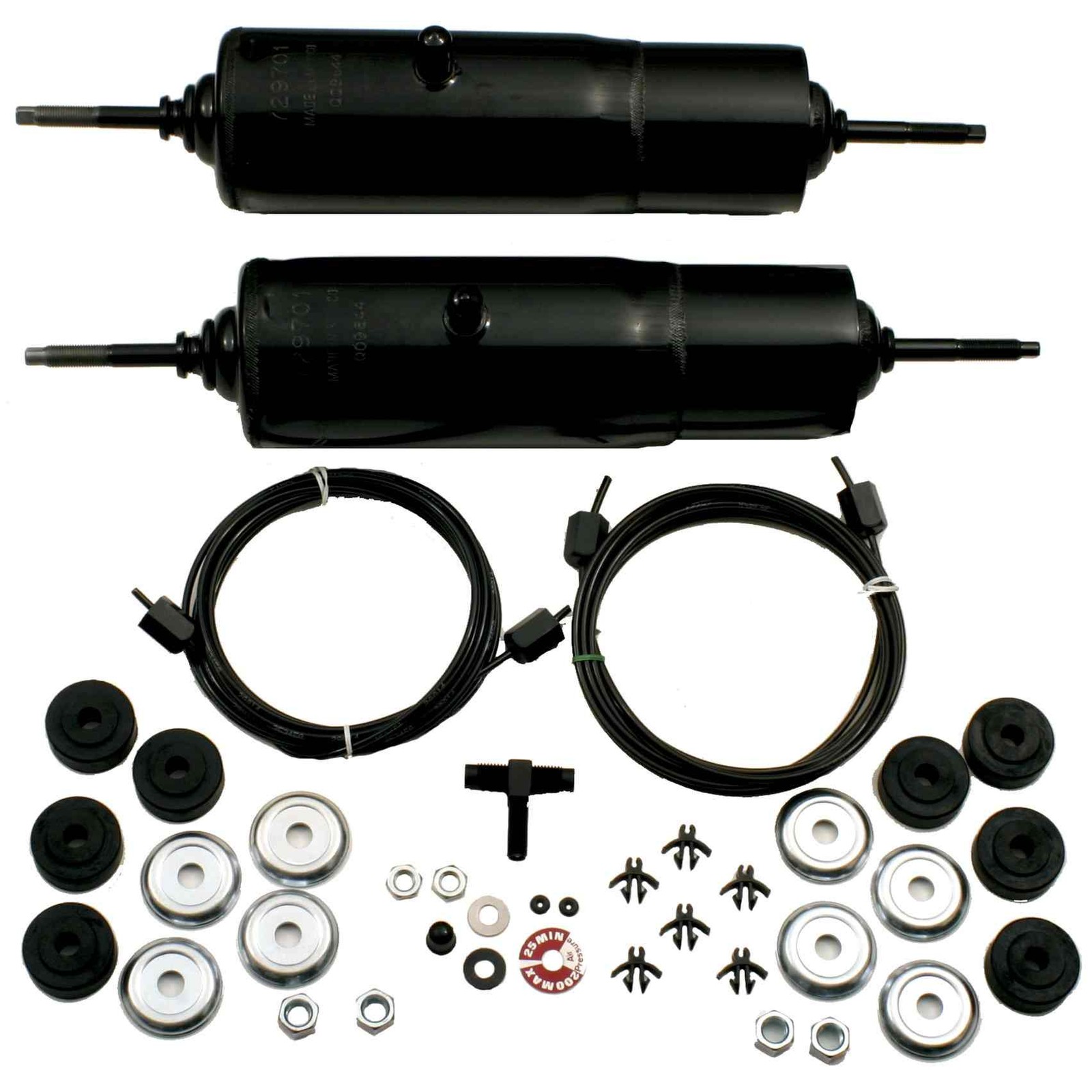Gabriel HiJackers Rear Suspension Air Adjustable Shocks Kit Pair 49105