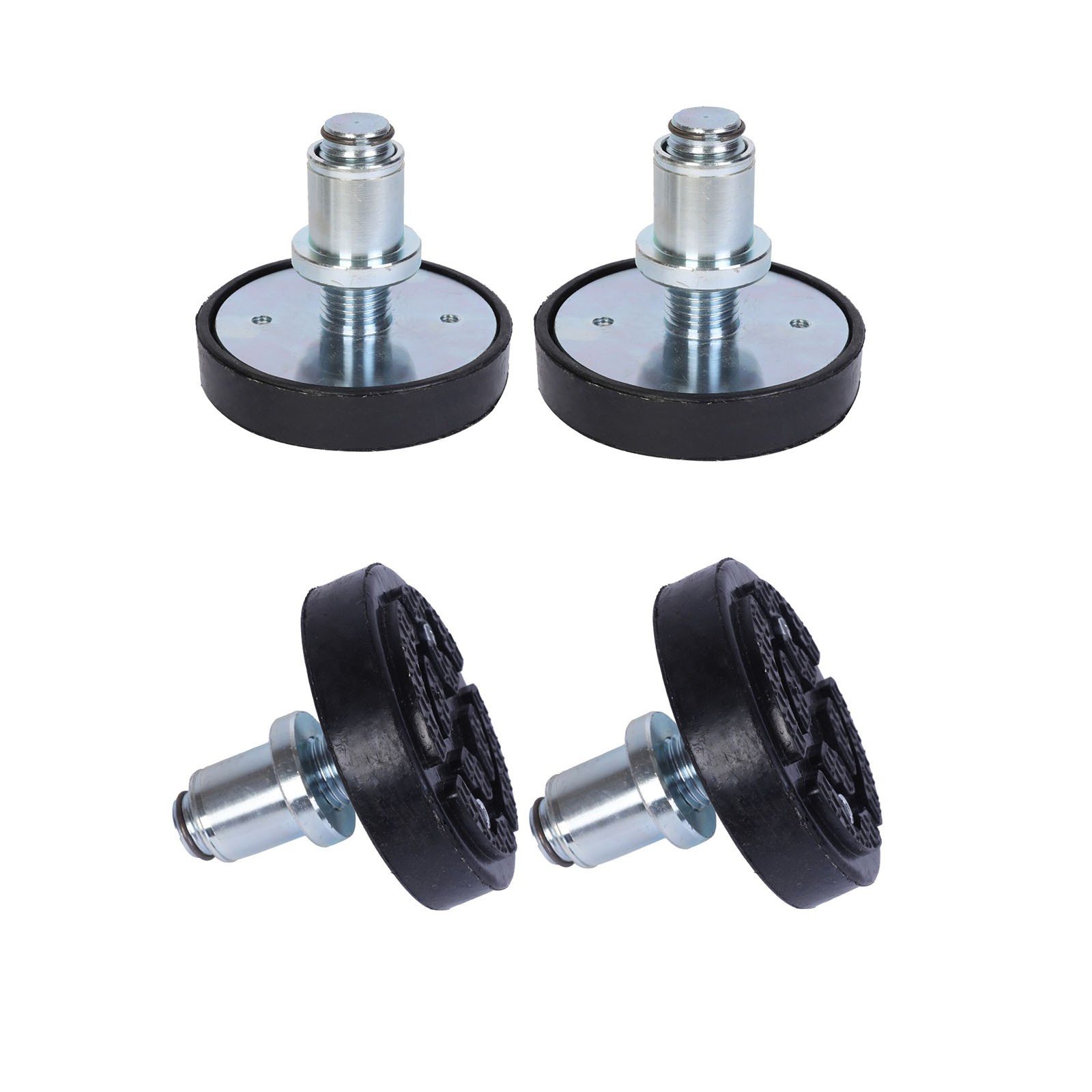 4pk 35mm Car Lift Rubber tray Heightening Feet Plus High Leg Pads Shaft Diameter