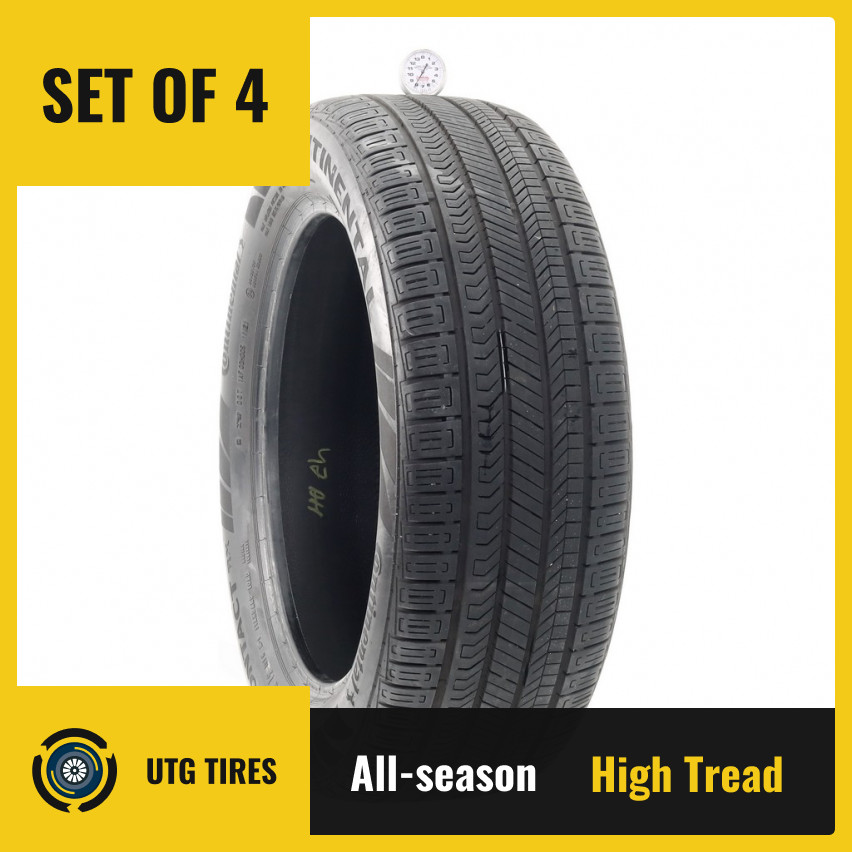 Set of (4) Used 235/55R19 Continental CrossContact RX 101H – 8-8.5/32