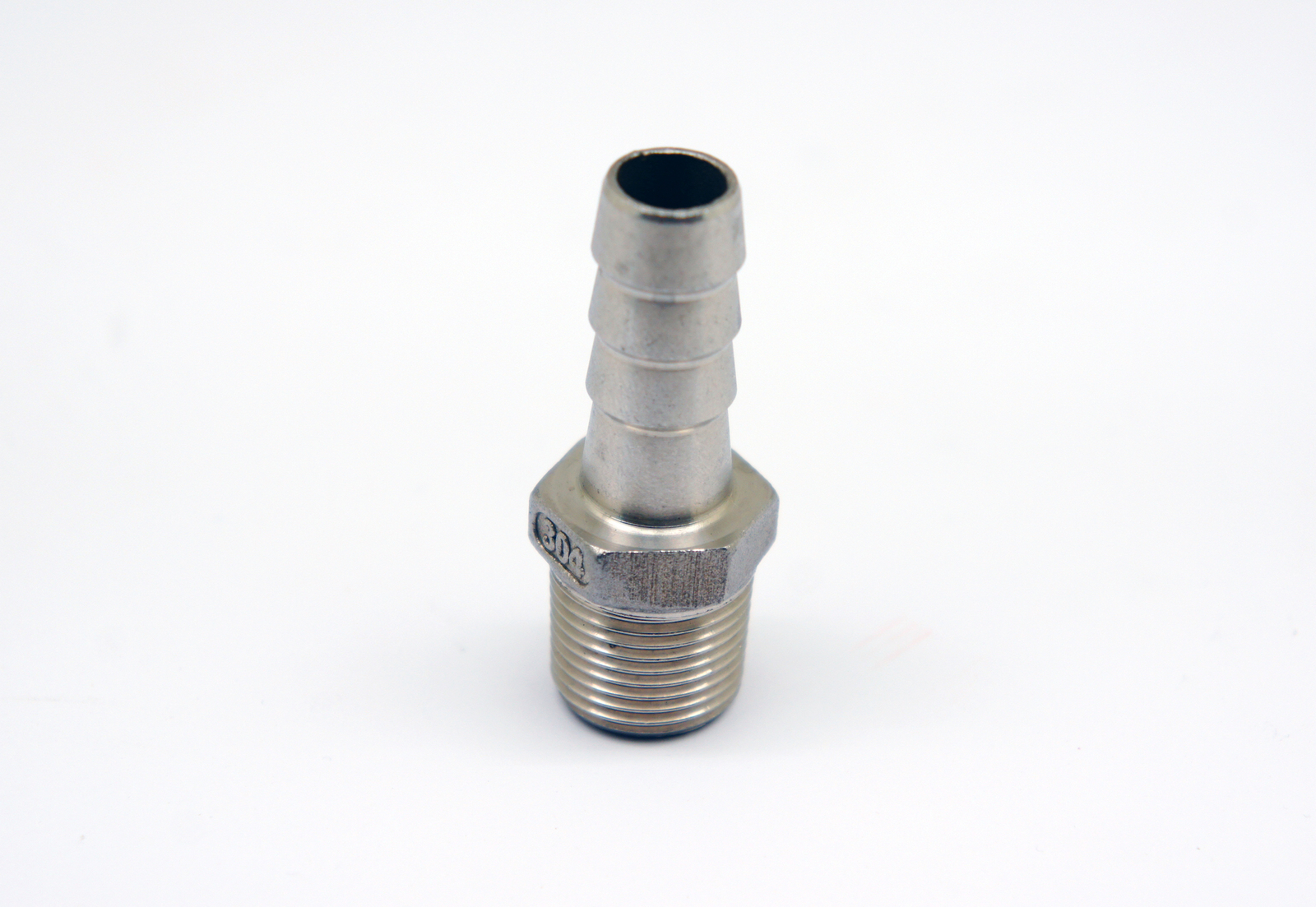 M10x1.0 Male to BARB OD 6mm / 0.24″ Stainless Tail Adaptor Hose Connector