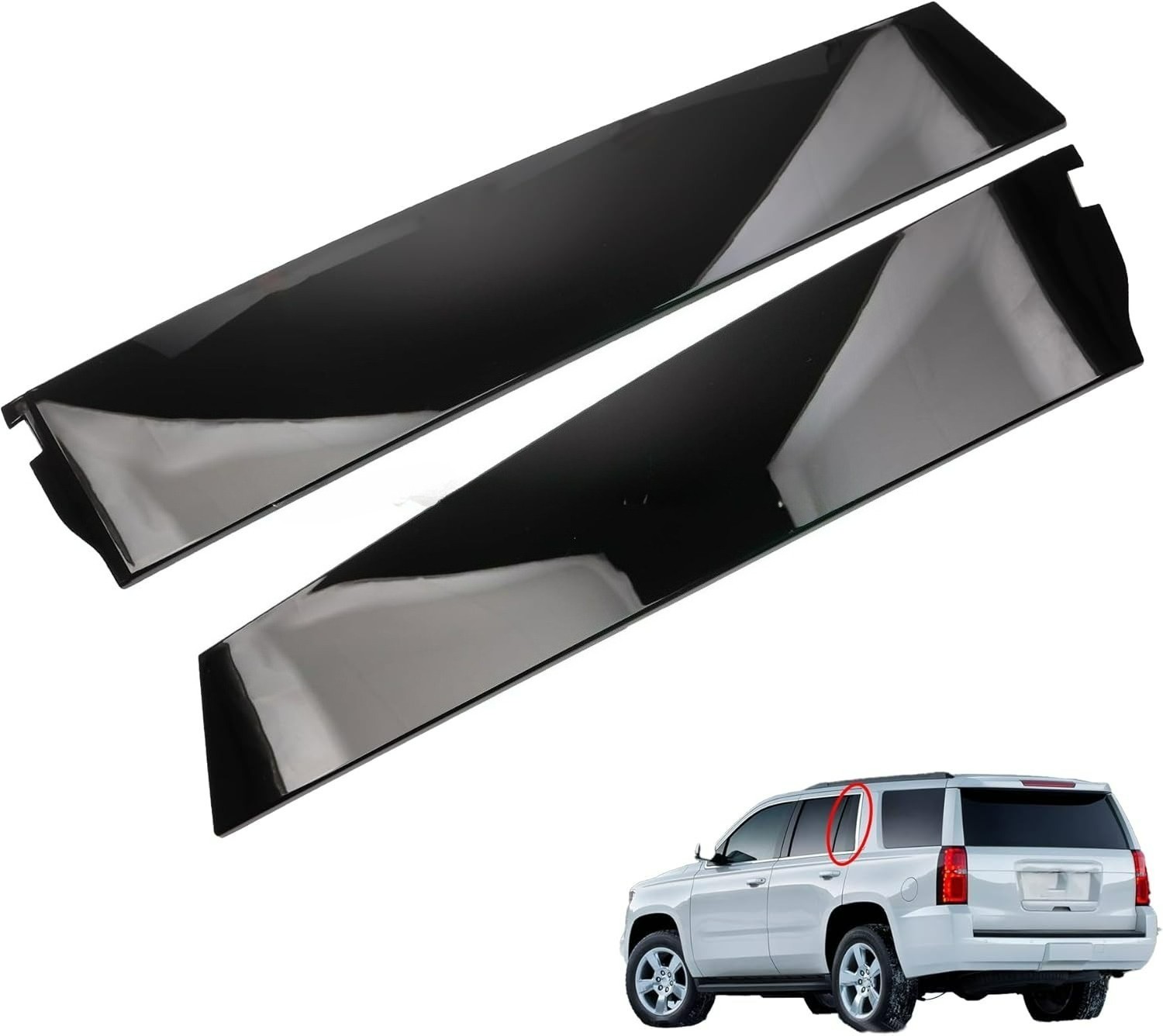 Window Trim Molding Panel For Chevrolet Tahoe GMC Yukon 2015-18 926-245 926-246