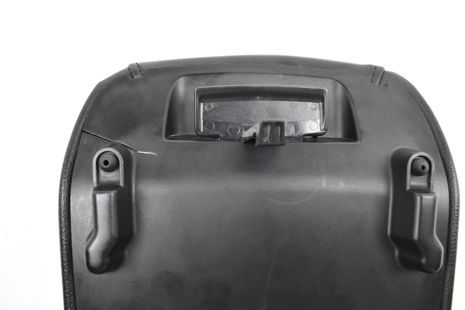 DEFECT 2013-2016 Ford Fusion Center Console Black Leather Armrest Top Lid OEM