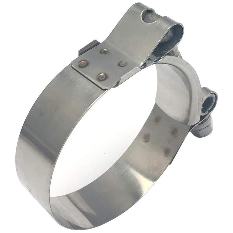 2/2.5/3/3.5/4″ 304 Stainless Heavy Duty T-Bolt Turbo Intake Silicone Hose Clamps