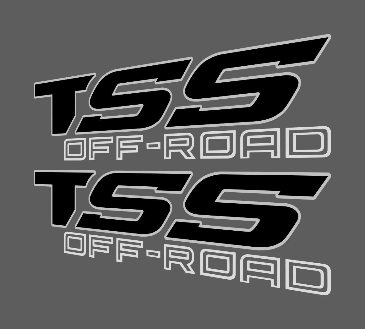 TSS Off Road decals stickers tundra Tacoma truck bed side sport replace TSSORV20
