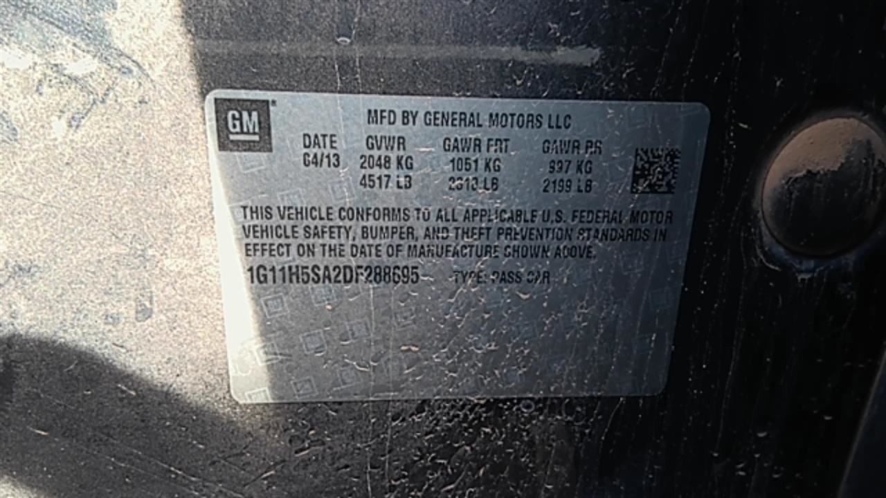 Driver Caliper Front ABS Without Brembo Opt J60 Fits 11-17 REGAL 31498534