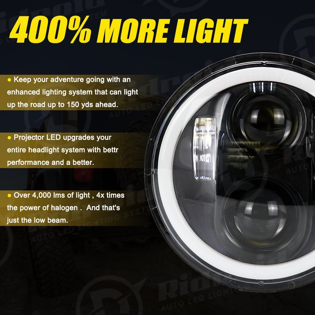 5.75″inch LED Headlight+Housing Bucket For Honda Shadow VT 600 750 1100 VTX 1300