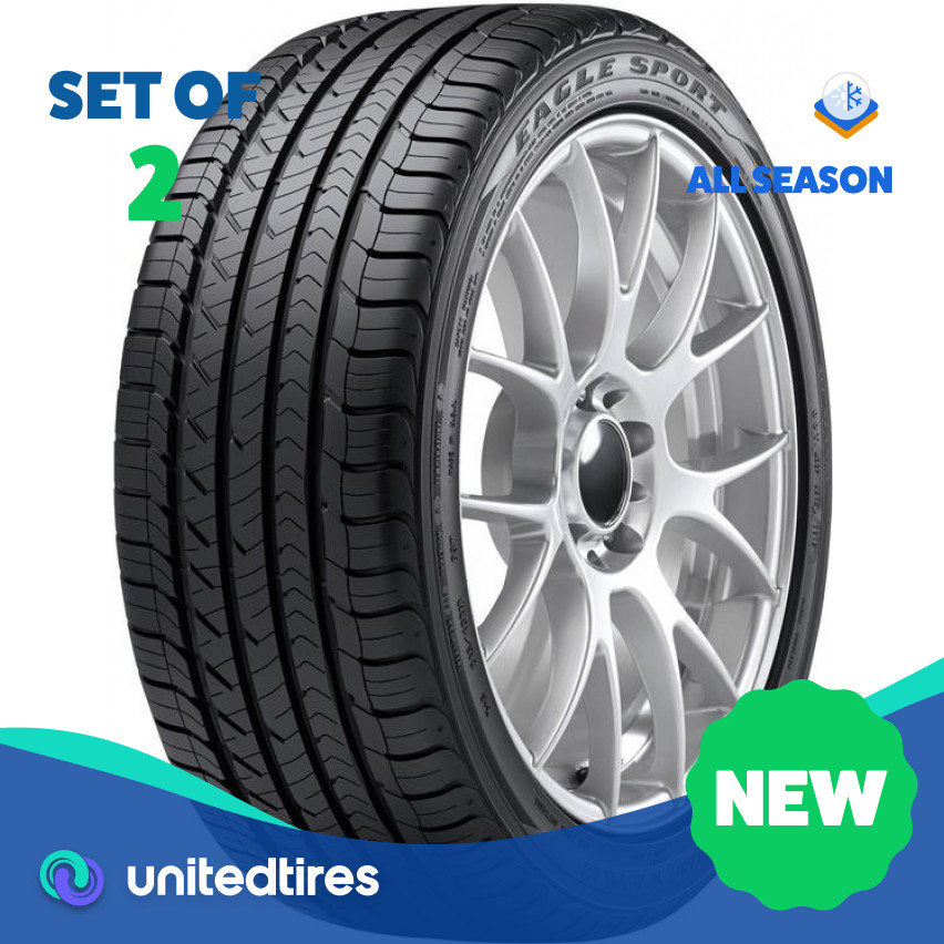 Set of (2) New P 255/35R19 Goodyear Eagle Sport All-Season 96W