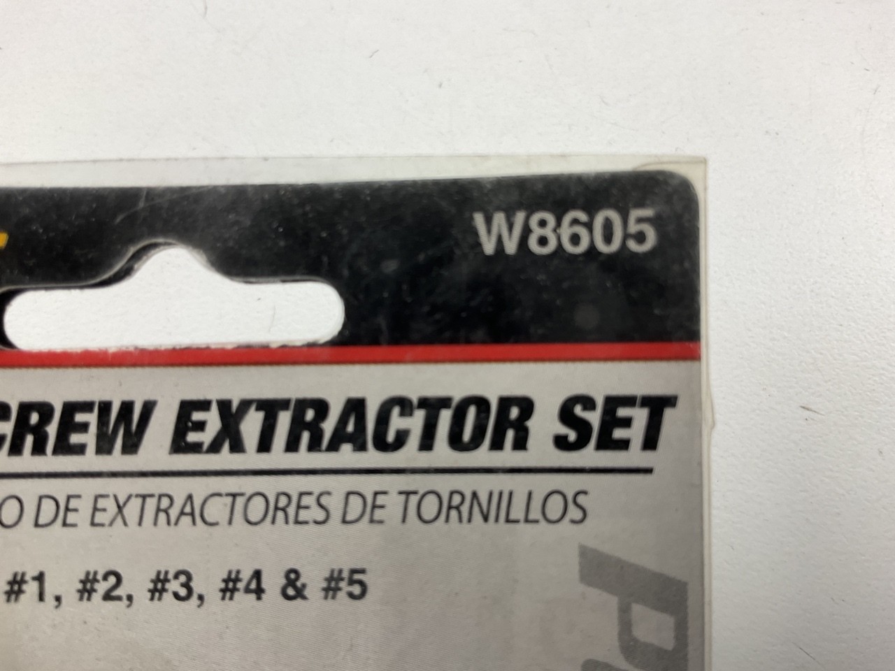 Performance 5-piece 3/16″ To 5/8″ Square Shank Square Flute Screw Extractor Set