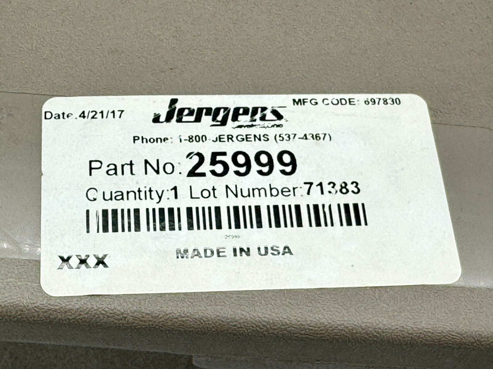 Jergens Precision Tool NEW Metric Thread Insert Kit Part Number 25999 USA