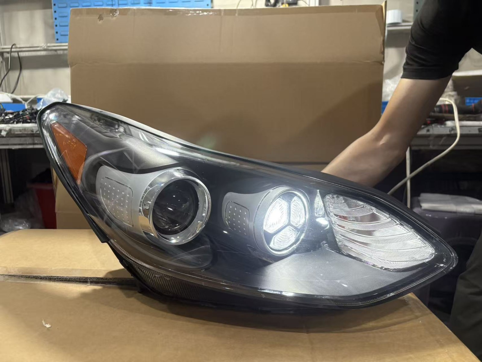Headlight Headlamp AssemblyFor 2017-2022 Kia Sportage Left&Right Side Halogen