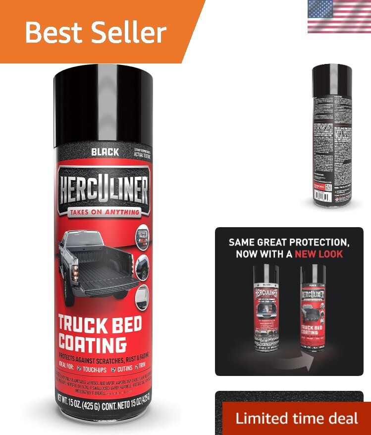 Protective Aerosol Truck Bed Liner, 15 oz – Scratch & Rust Resistant Coating