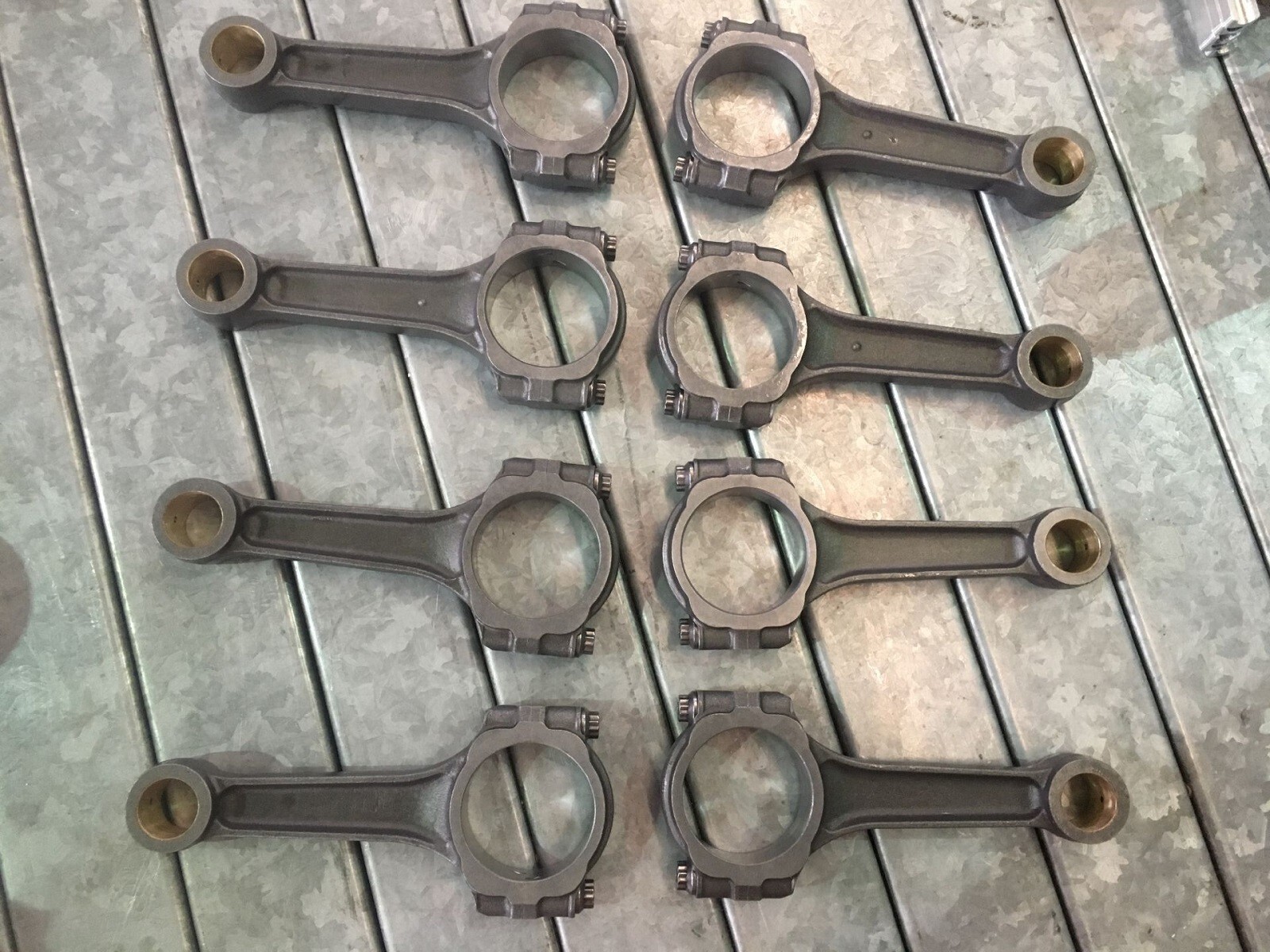 I Beam 6.135″ 2.200″ .990″ Bronze Bush 5140 Connecting Rods Fits Chevy BBC 454
