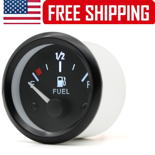 2” 52mm Universal Car Auto Fuel Level Gauge Meter 240-33 ohm E-1/2-F 12V