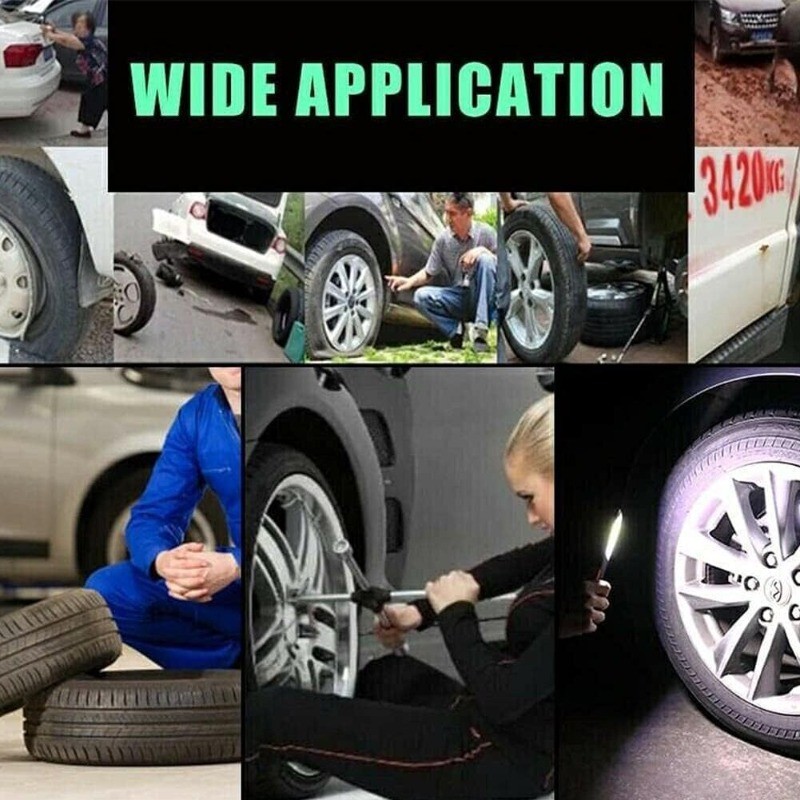 10PCS Tubeless Tyre Repair Kit Screw Nail Plug Tire Patch Fix