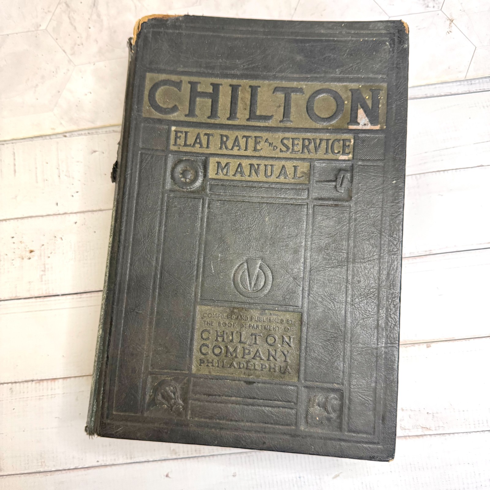 Chilton Flat Rate and Service Manual 1942 16th Edition Hardcover Book Vintage