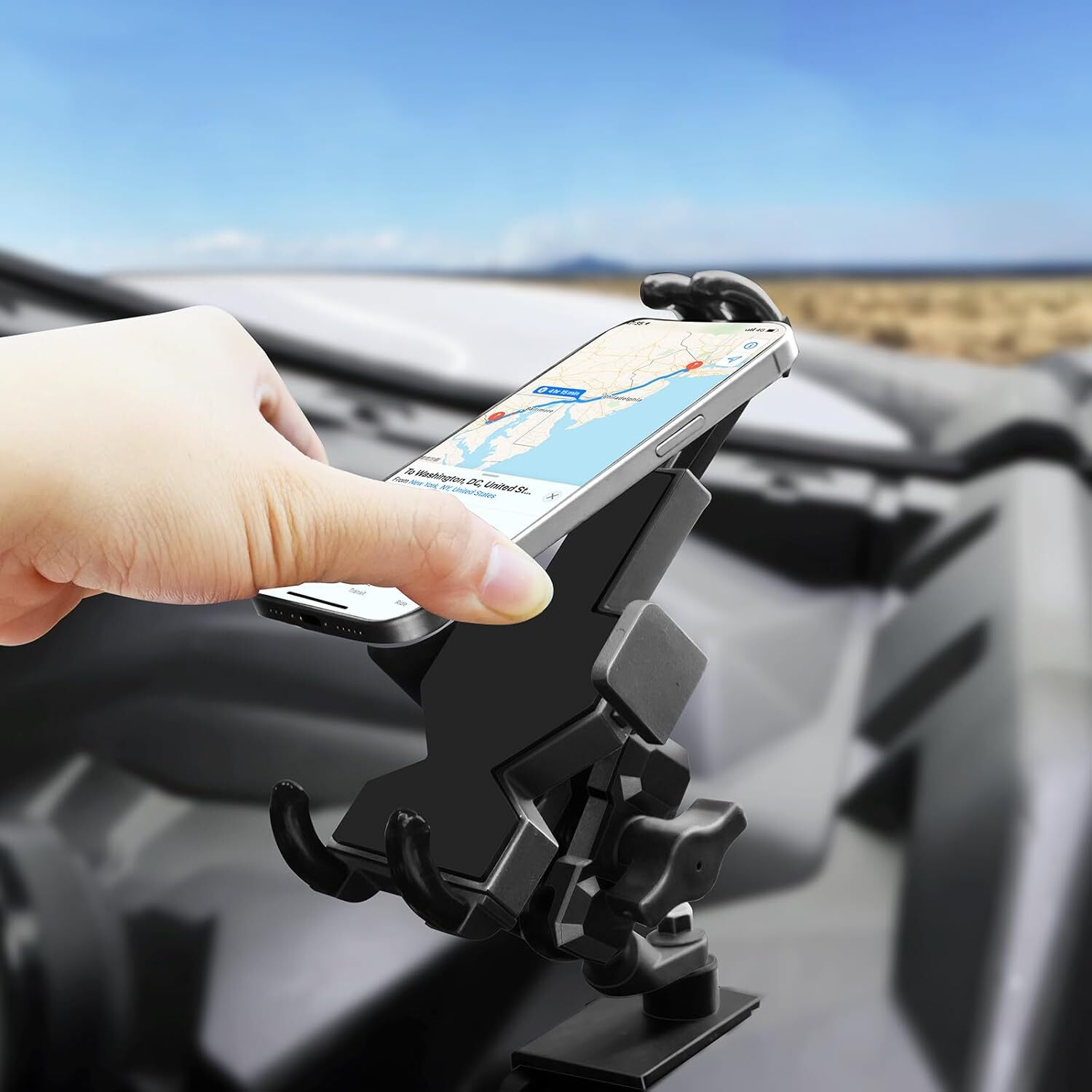 360°Adjustable Dashboard Phone Holder For 2017-2025 Maverick X3/ Maverick X3 Max