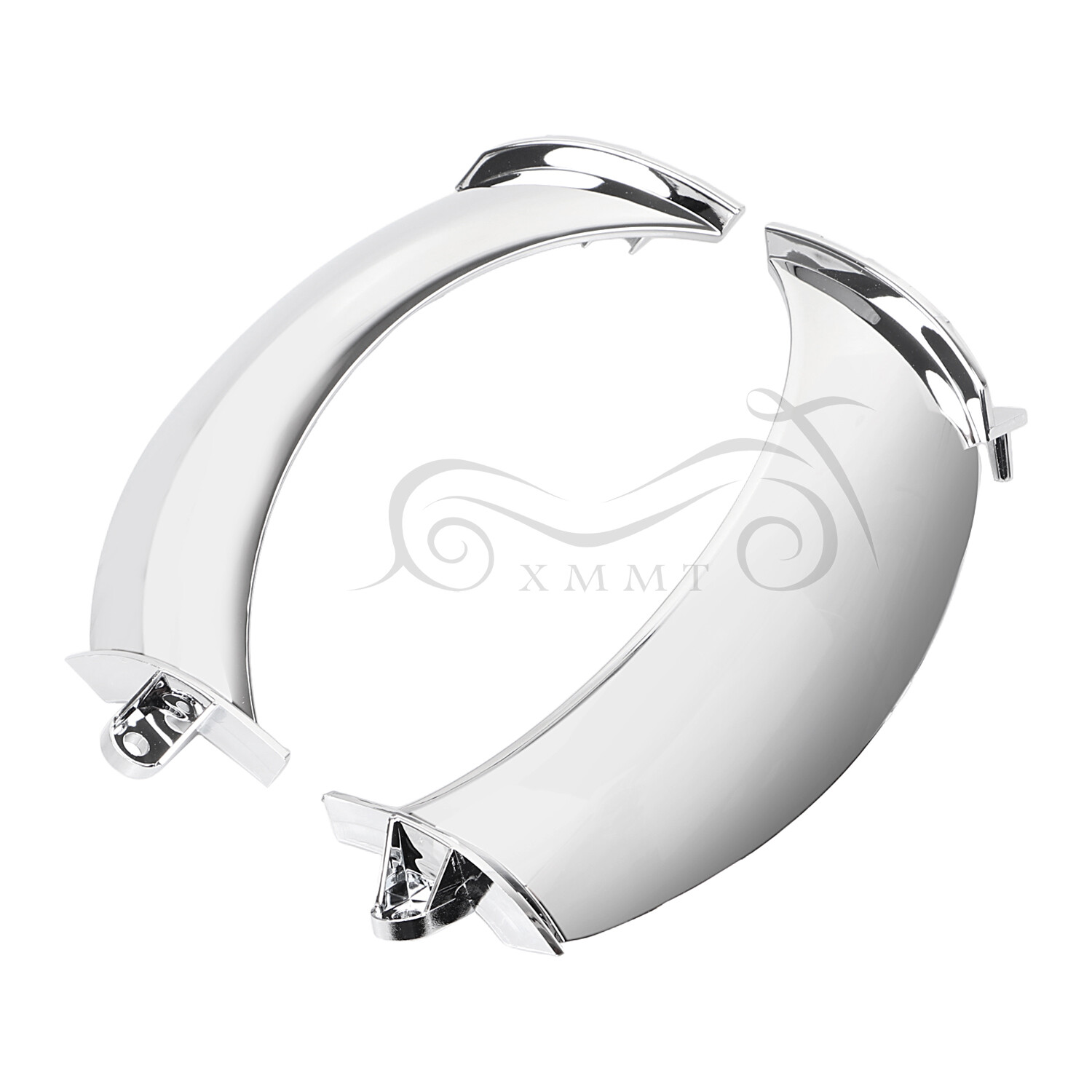 Chrome ABS Front Headlight Fairing Vents For Harley CVO Road Glide FLTRX FLTRK