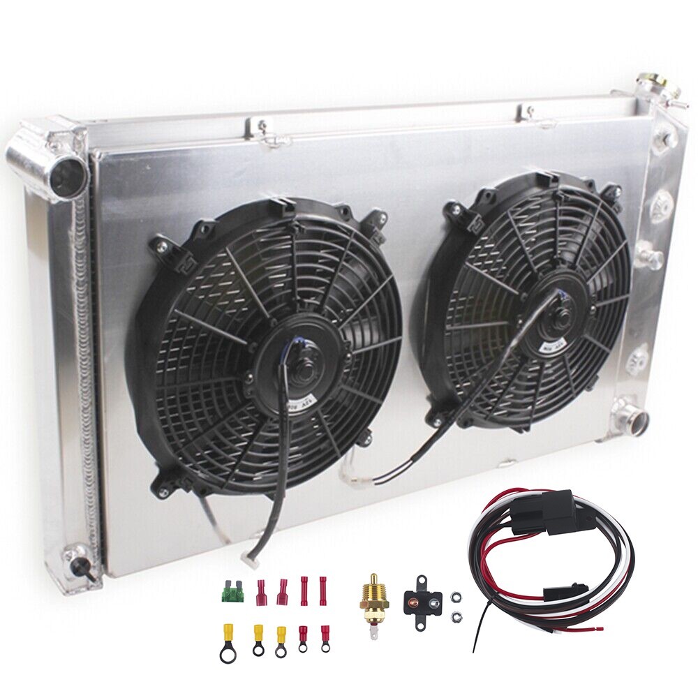 For 1975-1980 Chevy G10 G20 G30 P10 P20 P30 Van 3-Row Radiator Fan Shroud 161