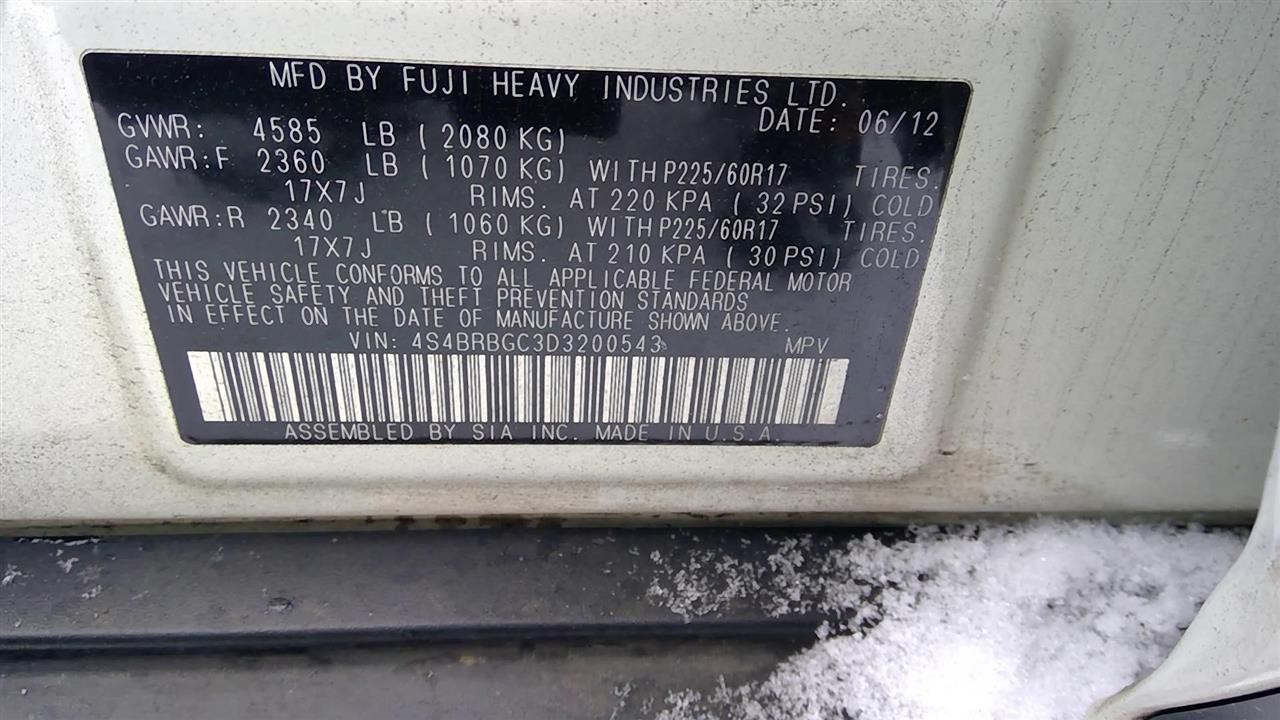 Used Engine Control Module (ECM) fits: 2013 Subaru Legacy Electronic Control Mod