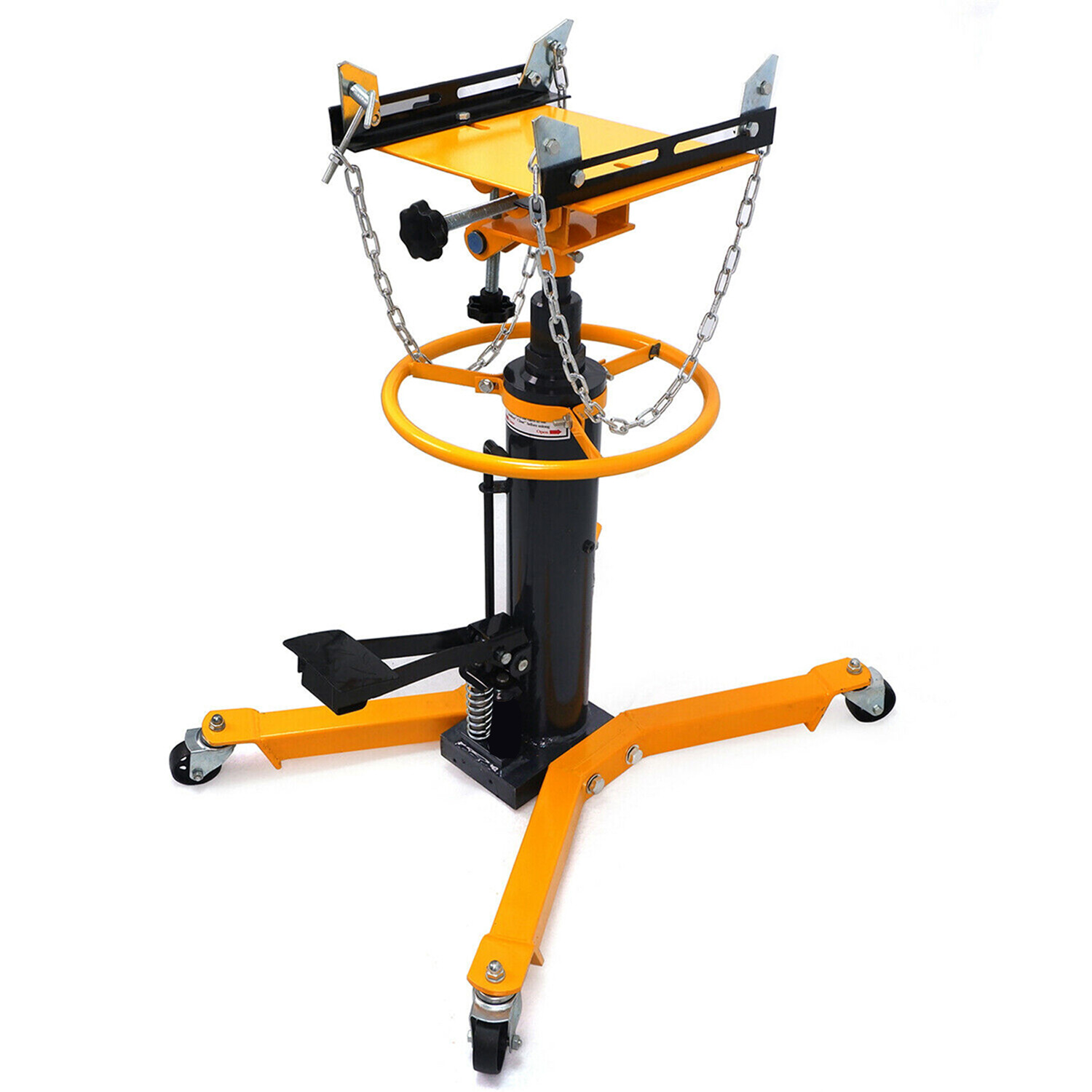 1660 LBS Hydraulic Transmission Jack w/ 360 Swivel Wheel Lift Hoist High Quantit