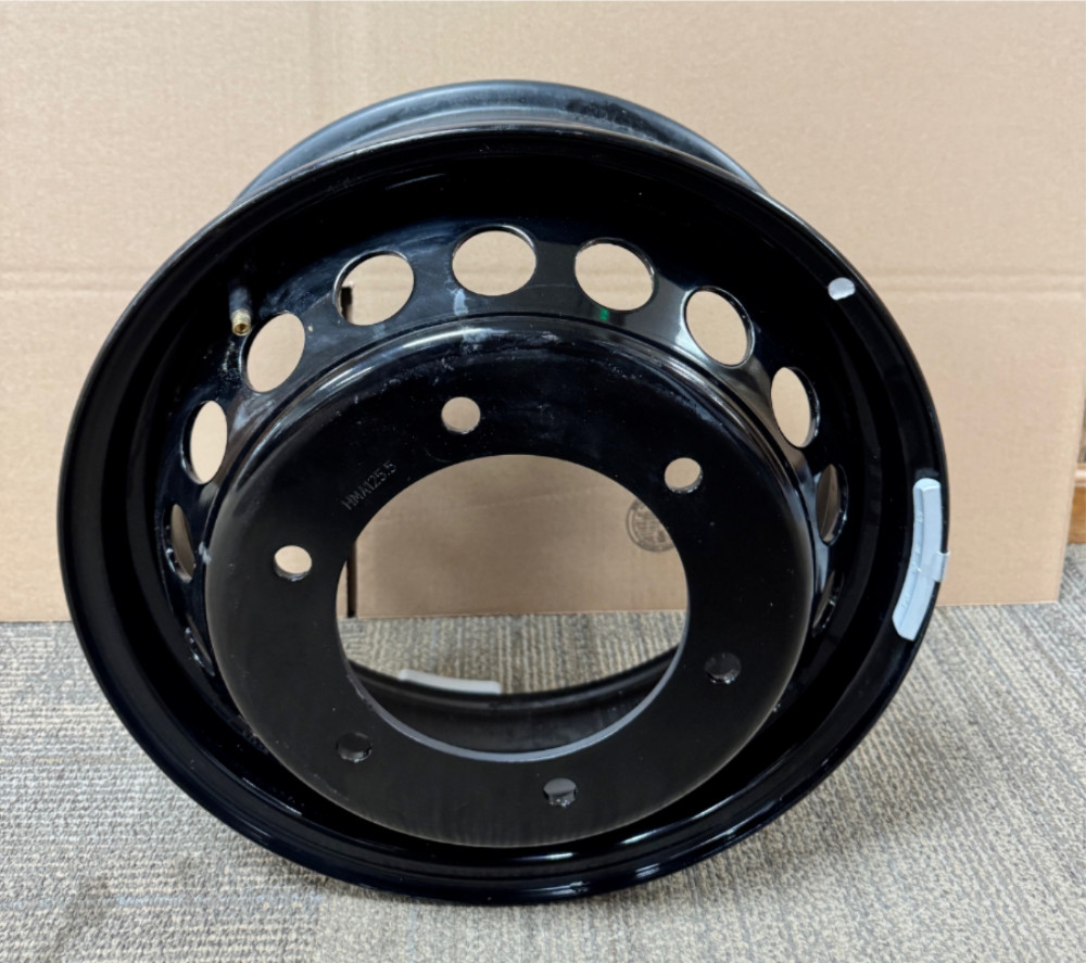 11-24 Mercedes-Benz Sprinter 3500 Van 16×5.5 6 Lug Dually Black Steel Wheel