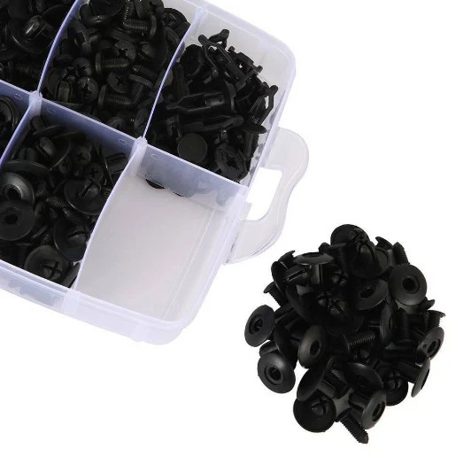 625Pcs Car Push Retainer Auto Clips & Fasteners Plastic For GM Toyota Honda