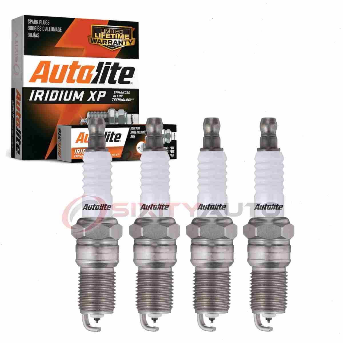 4 pc Autolite Iridium XP Spark Plugs for 1986-1988 Mercedes-Benz 190E 2.3L up
