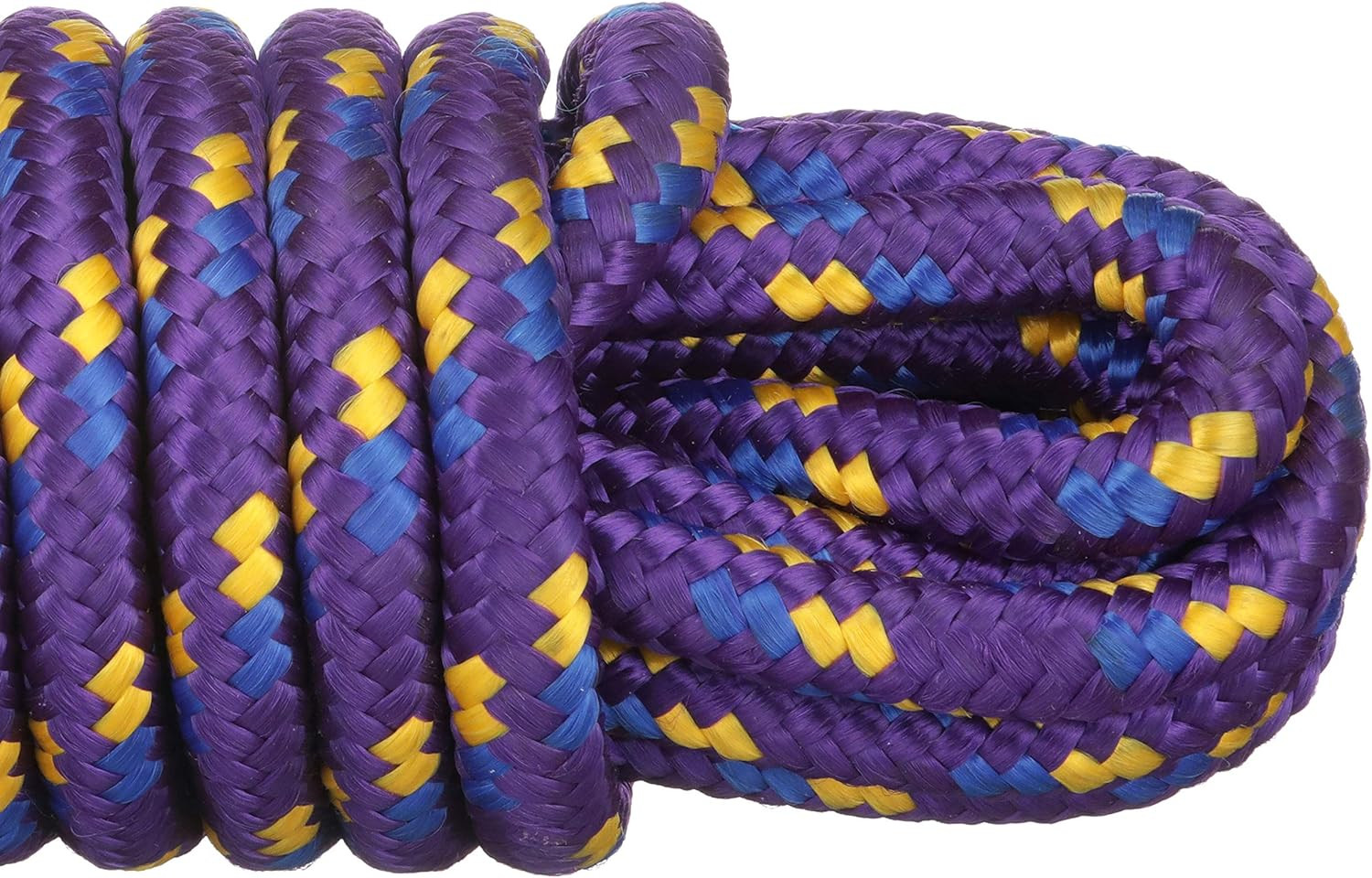 Neon Colored Diamond Braided Polypropylene Marine Utility Cord
