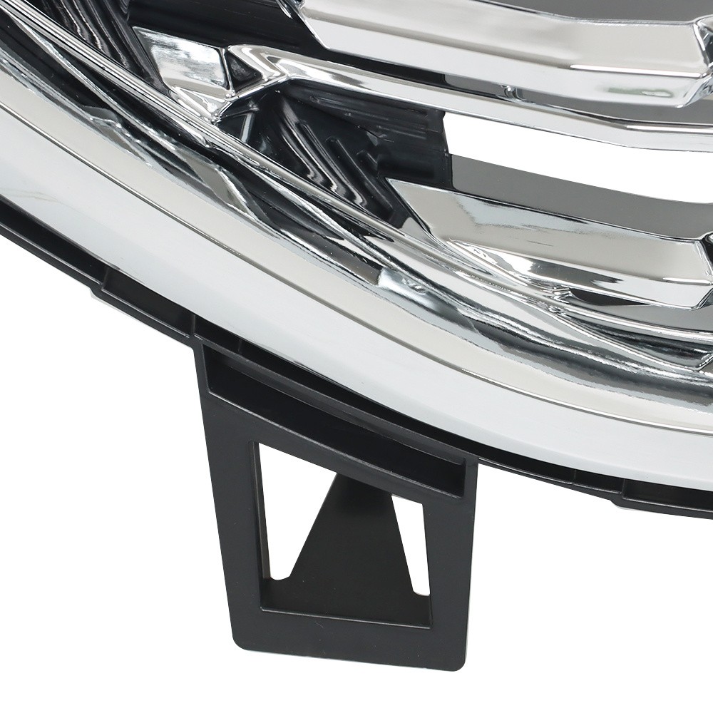 Chrome Fit For GMC Terrain 2018 2019-2021 Plastic Front Upper Grille Assembly