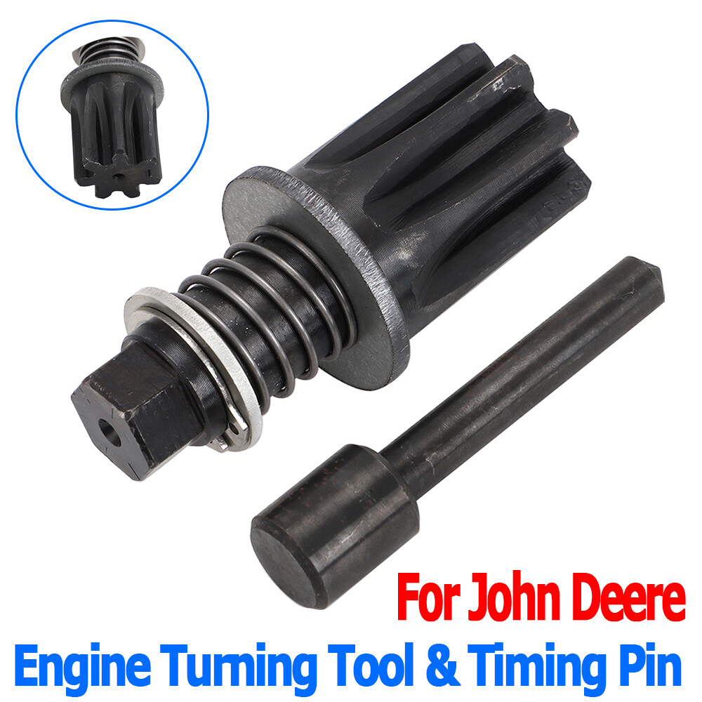 Turning Tool & Timing Pin For John Deere 4024 4039 6359 Rotate Engine Flywheel