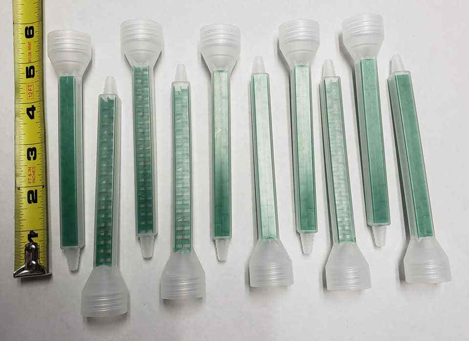 Lot 10 MGQ Mixing Tips 08 20T 200ML Static Nozzle Epoxy Adhesive Sulzer Mixpac