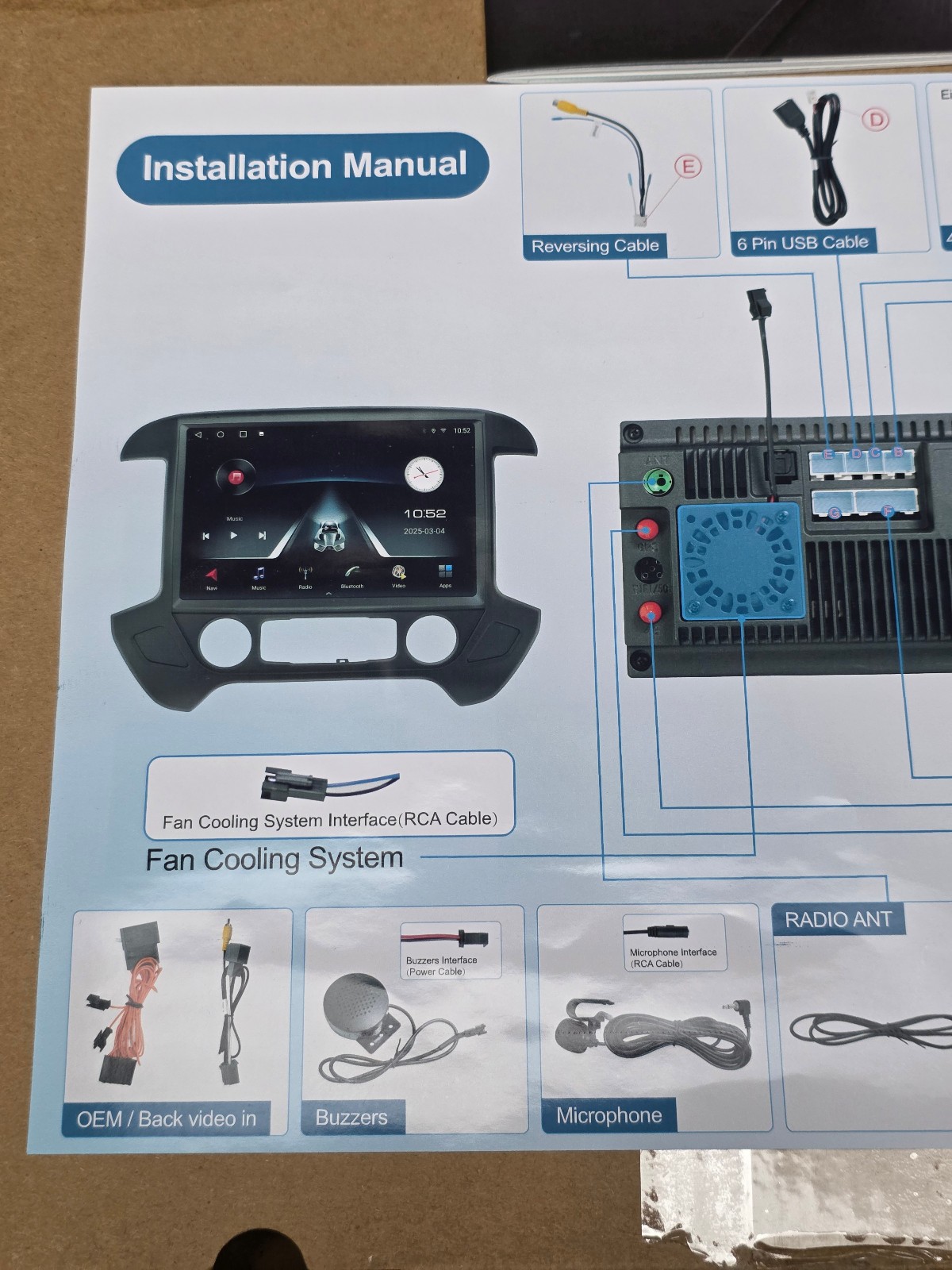 4G+64G Android 13 For Chevy Silverado 2014-2018 Carplay Stereo Radio 13.1IN TS10