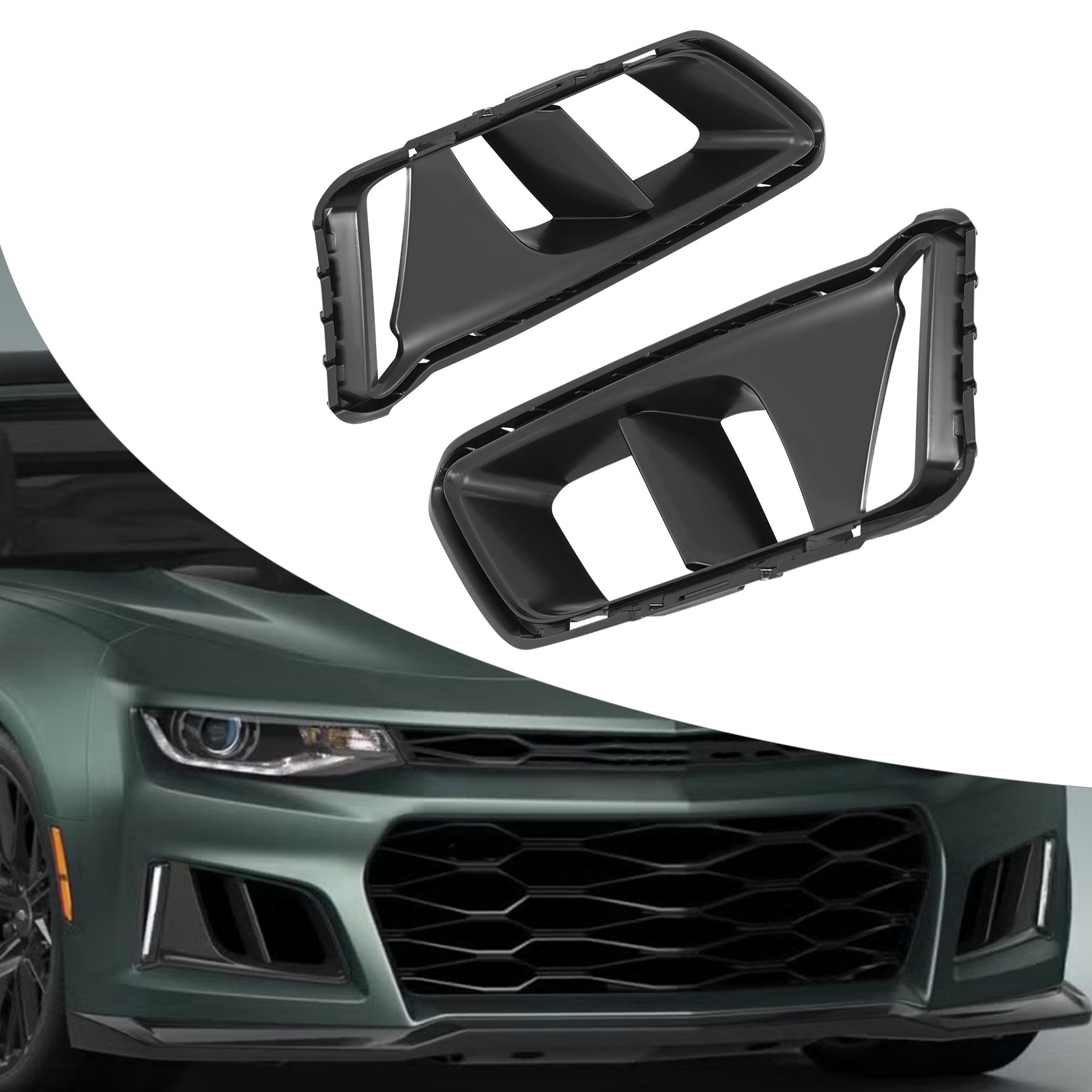 2019-2023 Chevrolet Camaro AMPP ZL1 Bumper Front Fog Light Cover Pair