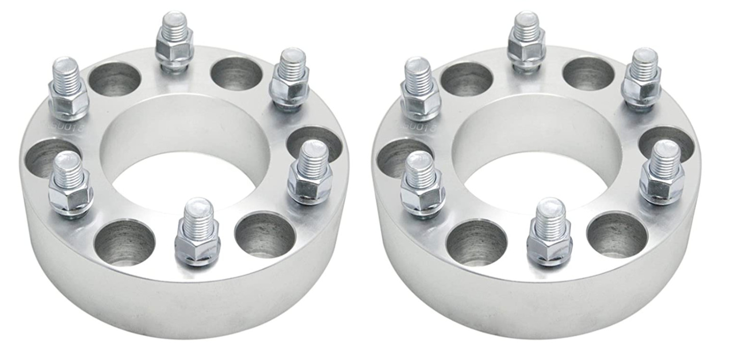 2x 6×5.5 Wheel Spacers Adapters 2″ Inch 7/16-20 Fits Chevy GMC 6 Lug K10 Blazer