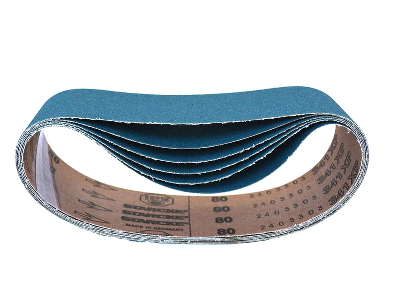 Sanding Belts 2-1/2 X 14 Zirconia Cloth Sander Belts, 12 Pack (120 Grit)