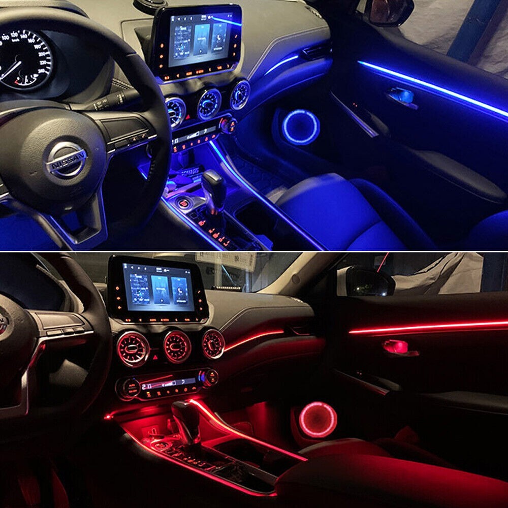 Neon Full Car Interior Ambient Lighting Kit RGB LED Bead Symphony Dream Music US