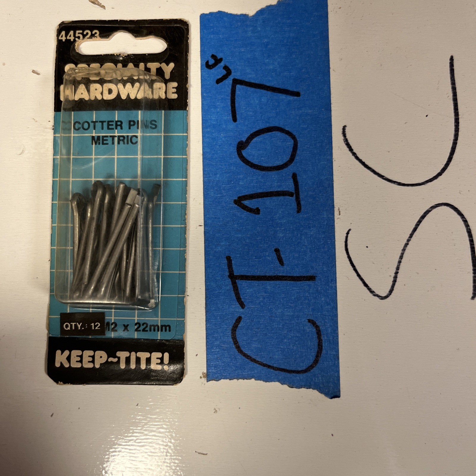 Motormite 44523 Keep-Tite! Metric Cotter Pins Automotive Hardware Fasteners