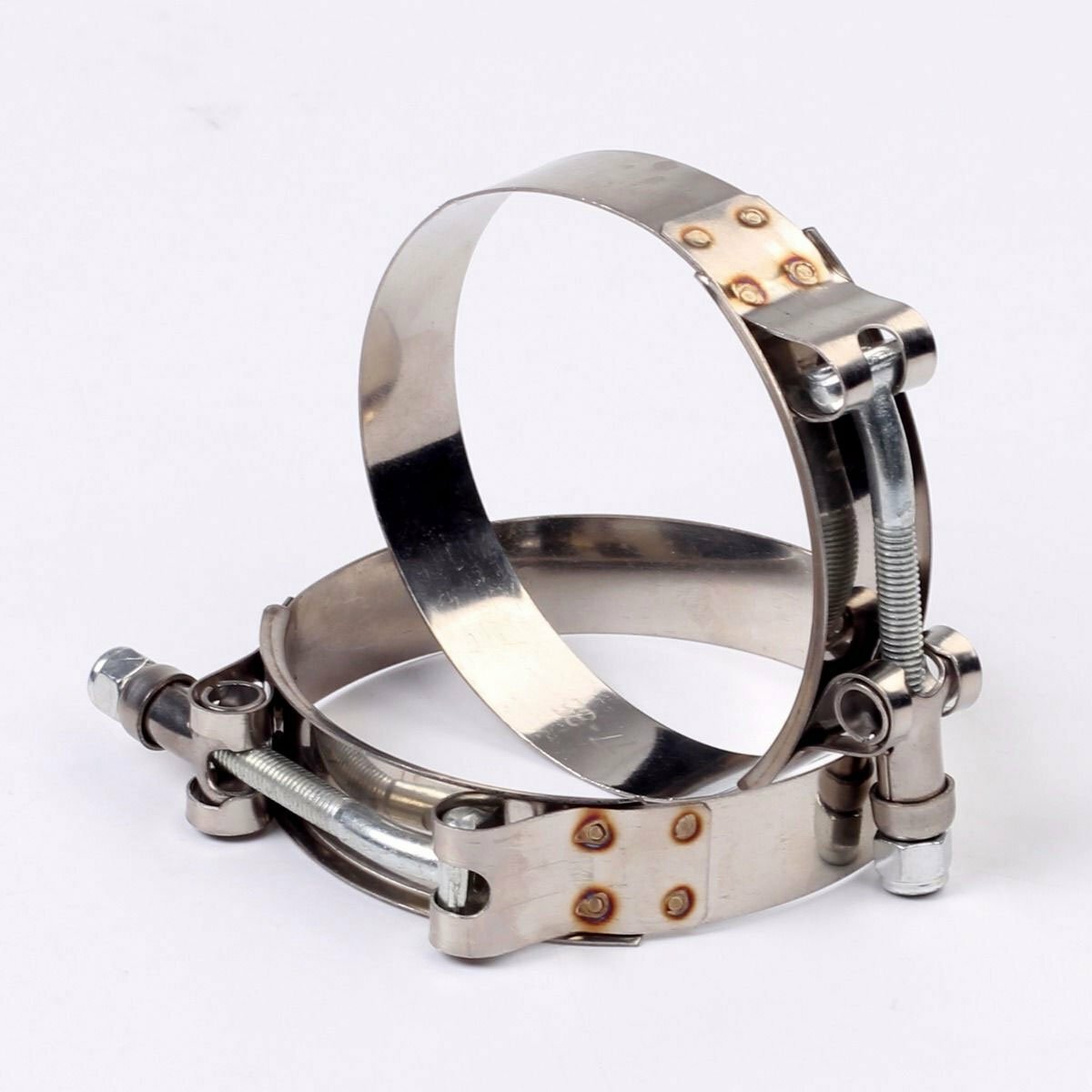 2″ T-BOLT CLAMP SILICONE STAINLESS STEEL HOSE TURBO INTAKE INTERCOOLER 4PCS