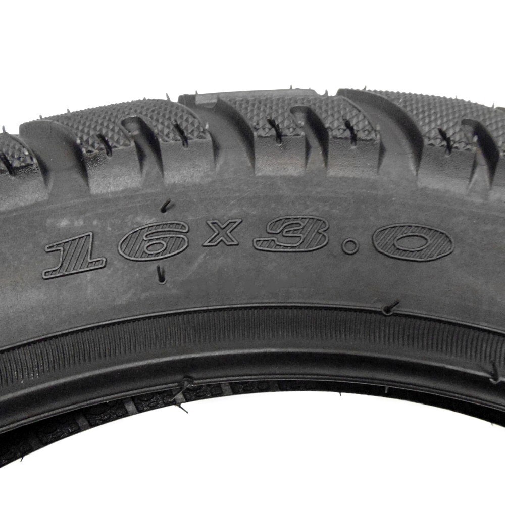 COMBO: Tire Size 16×3.0 + Inner Tube 16×3.0 Fits Electric Bikes, Scooters e-Bike