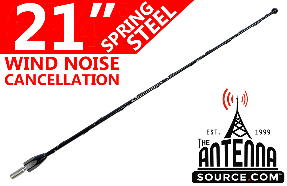 21″ Black AM/FM Antenna Mast – FITS: Freightliner Cascadia