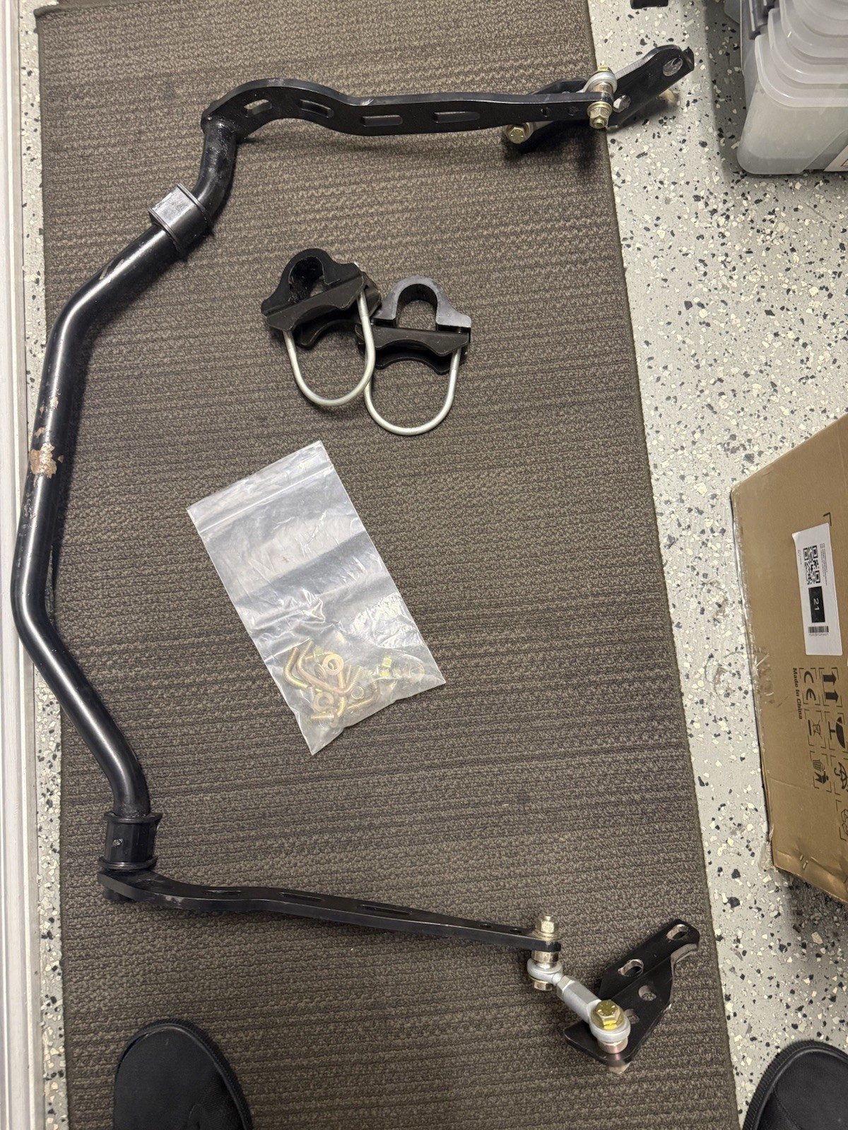 CPP Sway Bar Kit For 62-67 Novas 1.25 Adjustable Pro Touring Performance