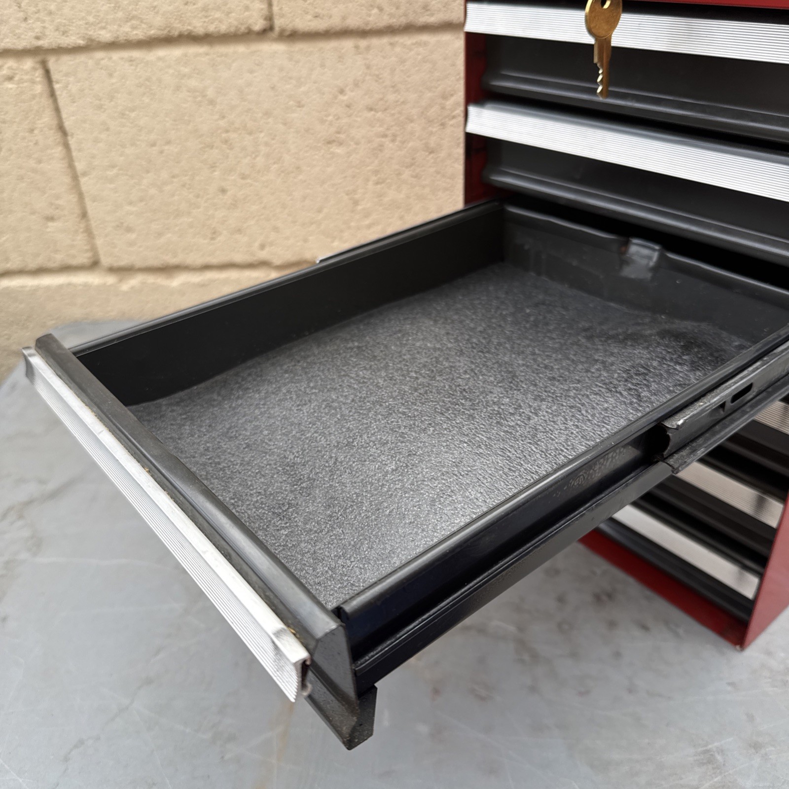 Craftsman USA Red 6 Drawer 15x12x9 Tool Caddy Side Hanging Tool Box Chest 65203