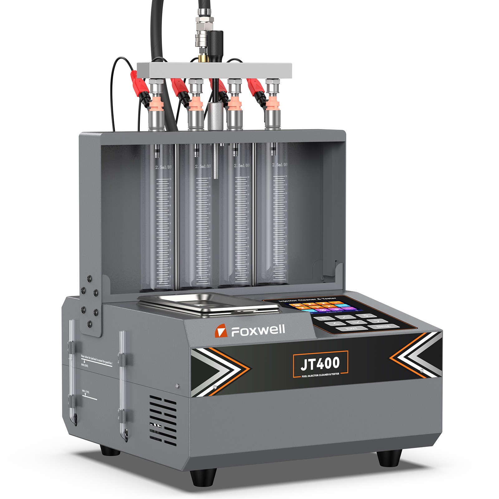 FOXWELL JT400 Ultrasonic Fuel Injector Cleaner Tester Nozzle Cleaning Machine