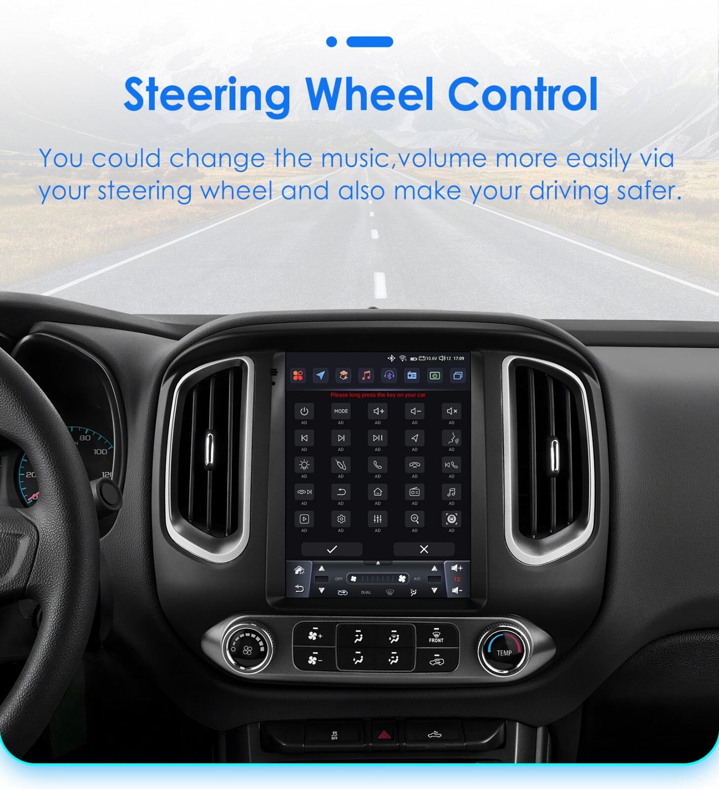8Core 9.7”Android GPS For Chevrolet Colorado 2015-2019 Car Stereo Radio Carplay