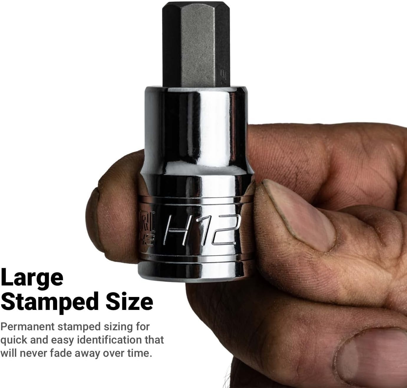 High Torque 7 mm Hex Bit Socket – 3/8-Inch Drive, Precision Engineered S2 Steel