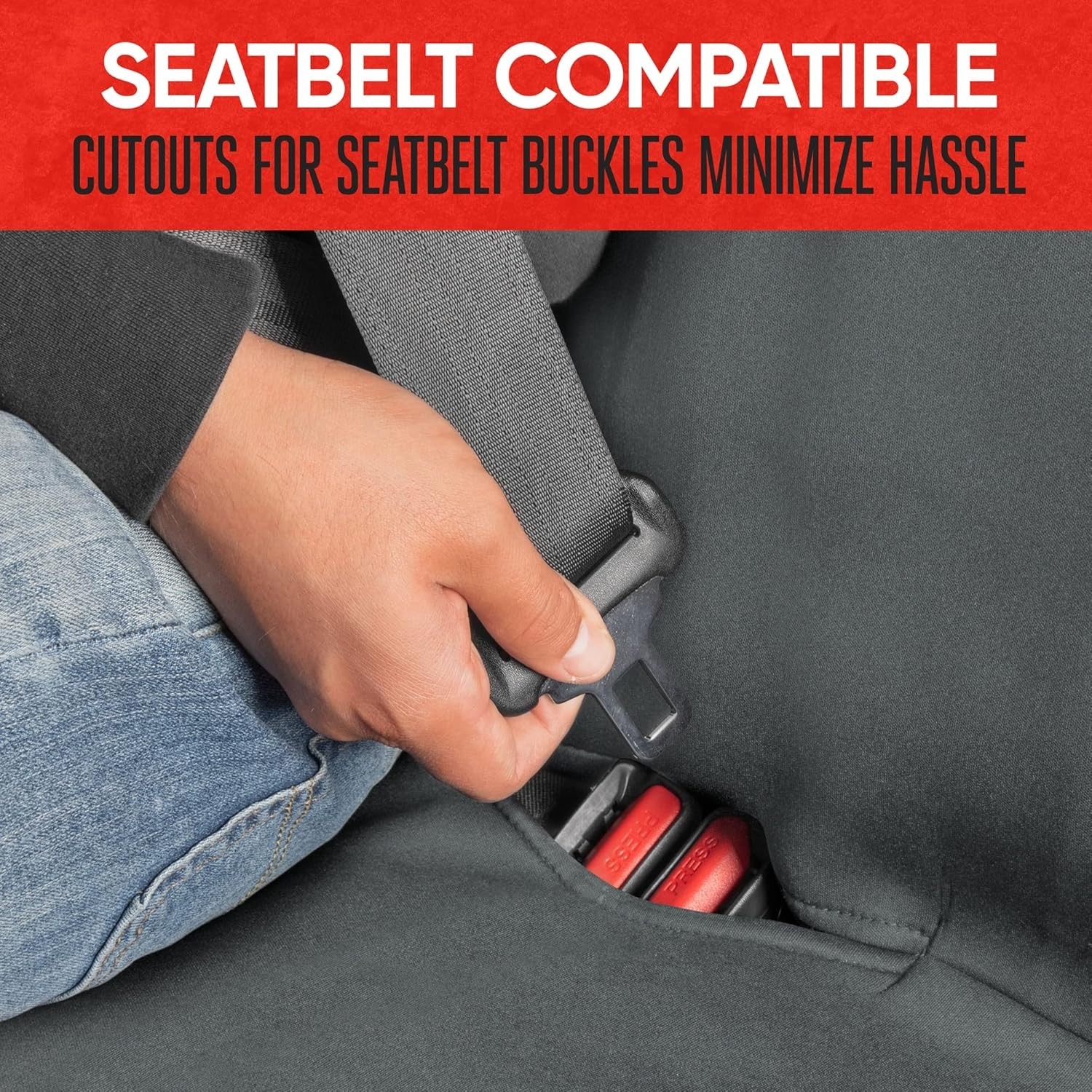 Motor Trend AquaShield Waterproof Car Seat Cover – Easy Install for SUVs & Vans